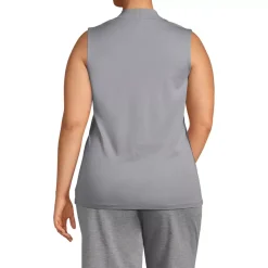 Women's Supima Micro Modal Sleeveless Mock Neck Shirt