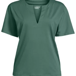 Women's Supima Notch Neck T-shirt