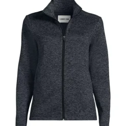Women's Sweater Fleece Zip Front Jacket