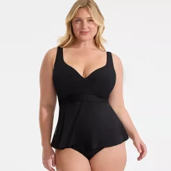 Women's Sweetheart Belted Flutter Tankini