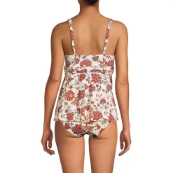 Women's Sweetheart Belted Flutter Tankini