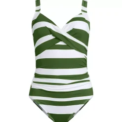 Women's Sweetheart Underwire Wrap One Piece Swimsuit