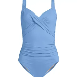 Women's Sweetheart Underwire Wrap One Piece Swimsuit