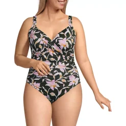 Women's Sweetheart Underwire Wrap One Piece Swimsuit