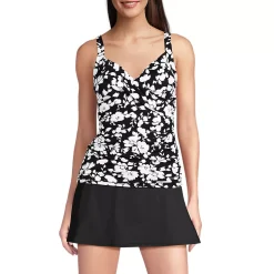 Women's Sweetheart Wrap Underwire Tankini Top