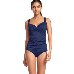 Women's Sweetheart Wrap Underwire Tankini Top