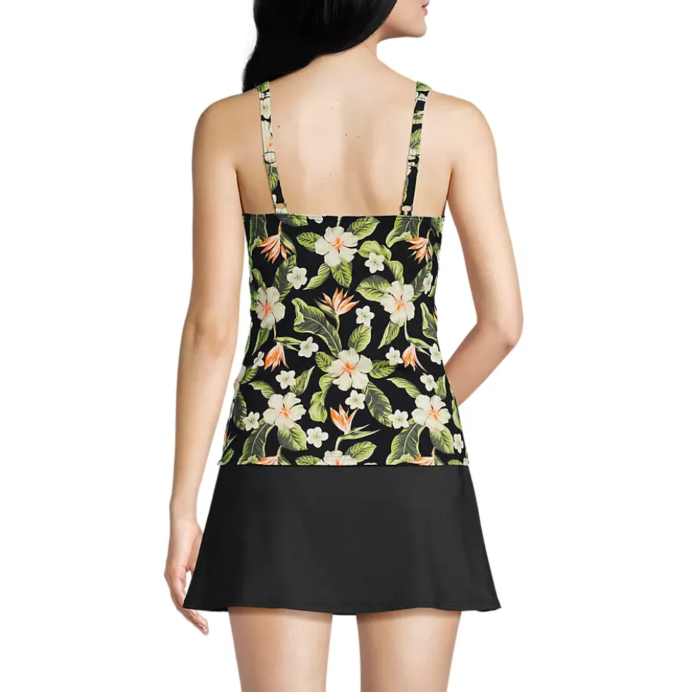 Women's Sweetheart Wrap Underwire Tankini Top