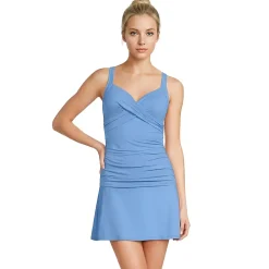 Women's Sweetheart Wrap Underwire Tankini Top