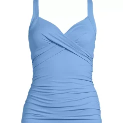 Women's Sweetheart Wrap Underwire Tankini Top