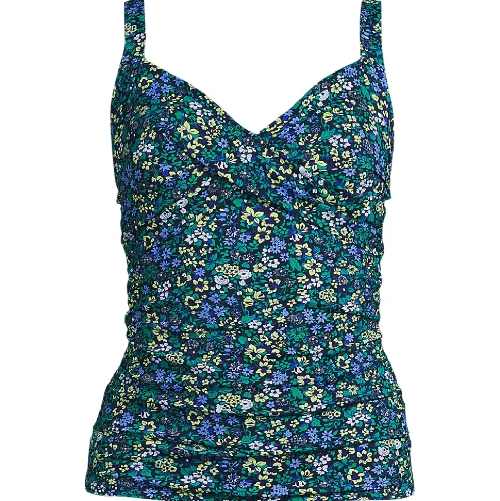 Women's Sweetheart Wrap Underwire Tankini Top