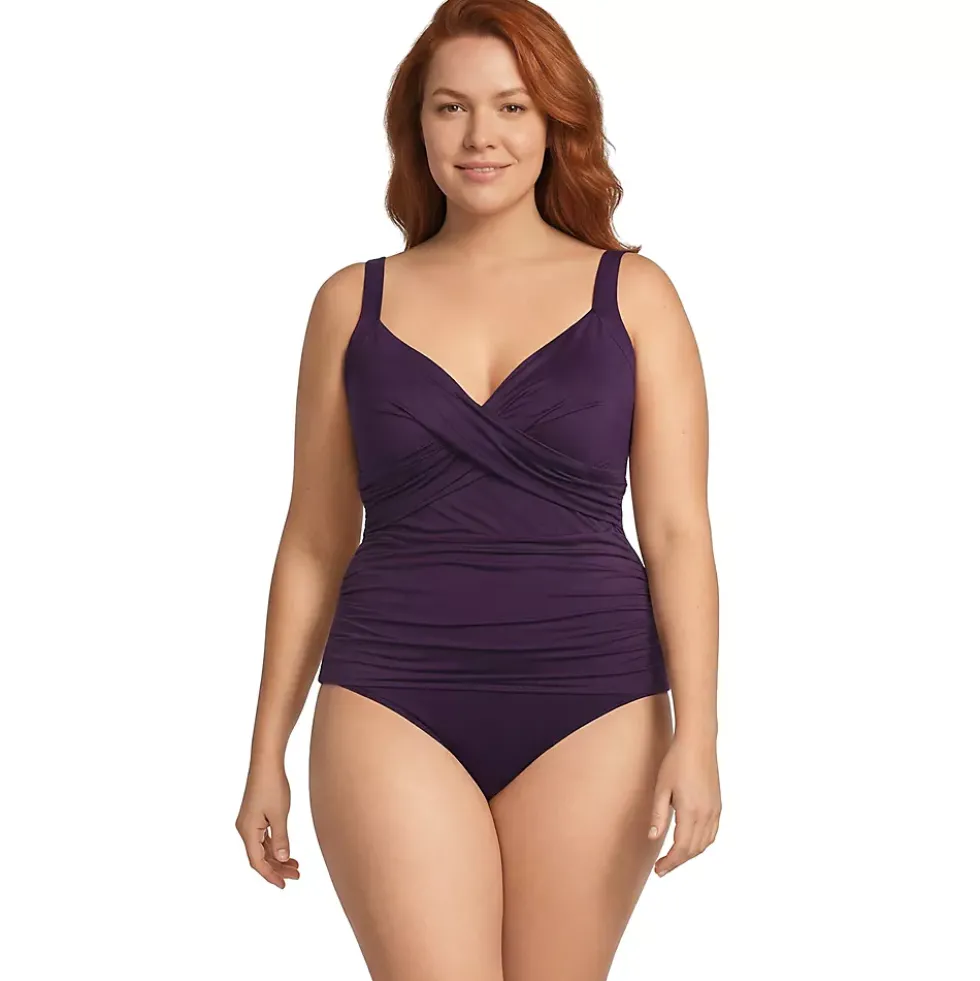 Women's Sweetheart Wrap Underwire Tankini Top