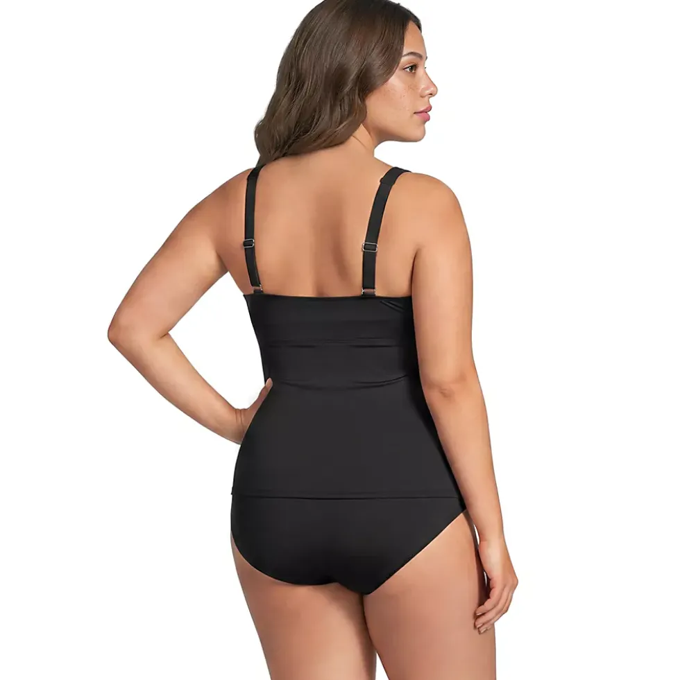 Women's Sweetheart Wrap Underwire Tankini Top