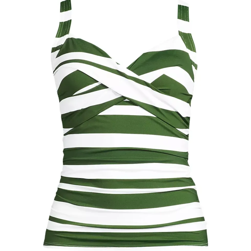 Women's Sweetheart Wrap Underwire Tankini Top