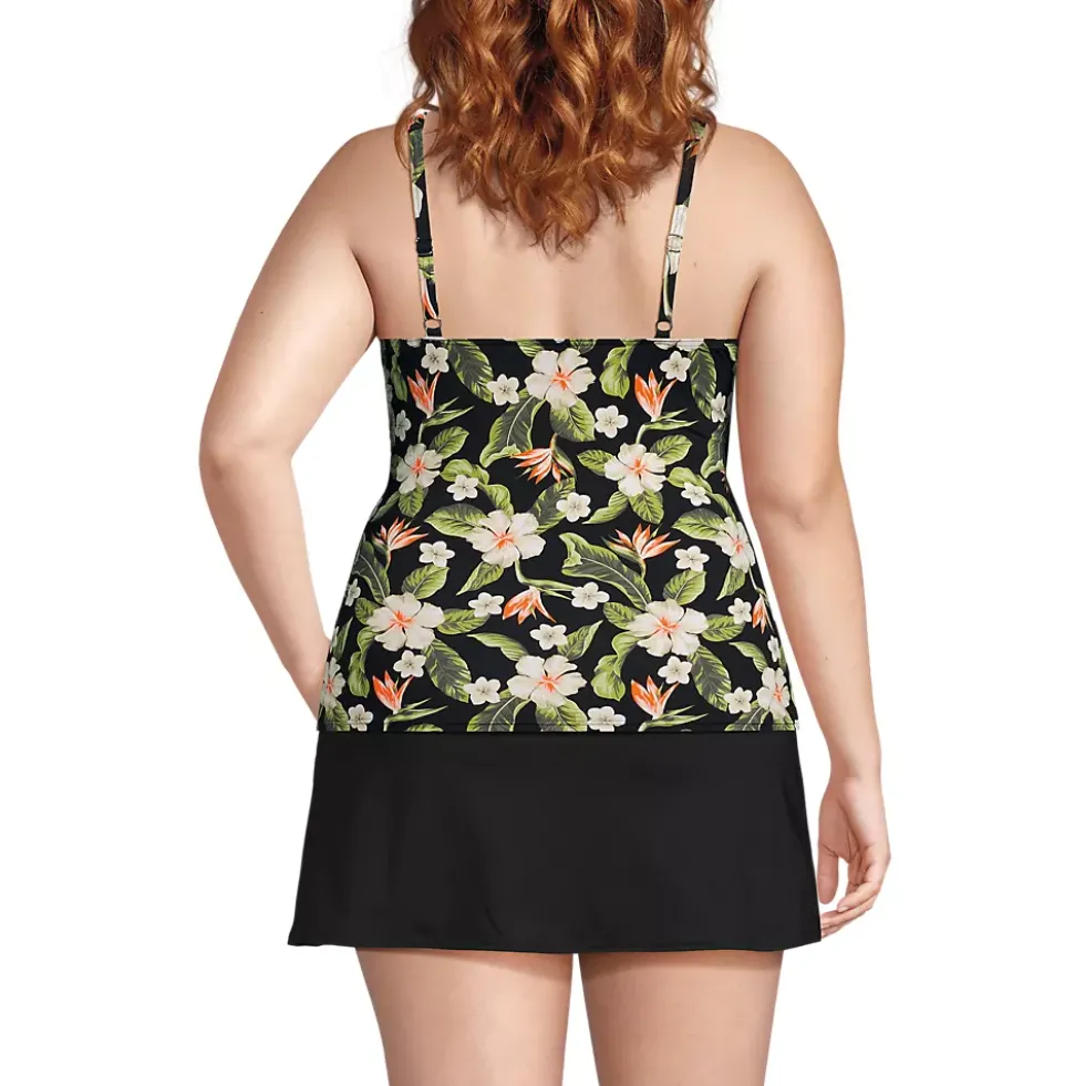 Women's Sweetheart Wrap Underwire Tankini Top