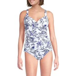 Women's Sweetheart Wrap Underwire Tankini Top