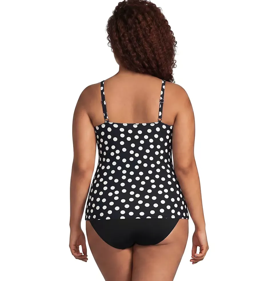 Women's Sweetheart Wrap Underwire Tankini Top