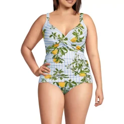 Women's Sweetheart Wrap Underwire Tankini Top