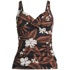 Women's Sweetheart Wrap Underwire Tankini Top