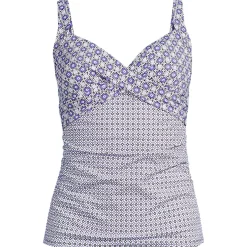 Women's Sweetheart Wrap Underwire Tankini Top