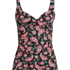 Women's Sweetheart Wrap Underwire Tankini Top