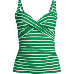 Women's Sweetheart Wrap Underwire Tankini Top