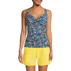 Women's Sweetheart Wrap Underwire Tankini Top