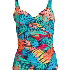 Women's Sweetheart Wrap Underwire Tankini Top