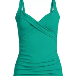 Women's Sweetheart Wrap Underwire Tankini Top
