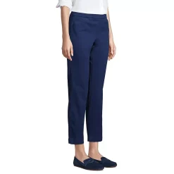 Women's Tall Mid Rise Pull On Chino Crop Pants