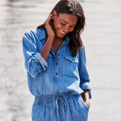 Women's TENCEL™ Fiber Popover Top