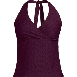 Women's Texture Halter Tankini Swimsuit Top