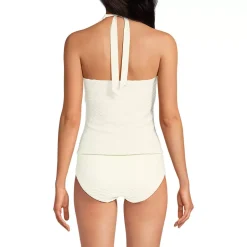 Women's Texture Halter Tankini Swimsuit Top