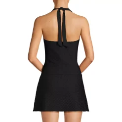 Women's Texture Halter Tankini Swimsuit Top