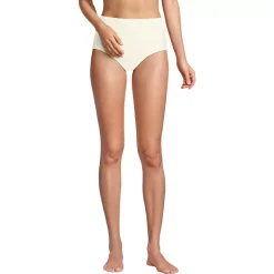 Women's Texture High Waisted Bikini Swim Bottoms