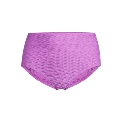 Women's Texture High Waisted Bikini Swim Bottoms
