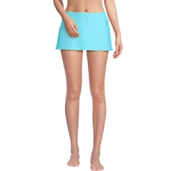 Women's Texture Mini Swim Skirt Swim Bottoms