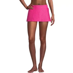 Women's Texture Mini Swim Skirt Swim Bottoms