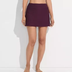Women's Texture Swim Skirt Swim Bottoms