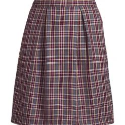 Women's Top of Knee Plaid Skort