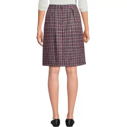 Women's Top of Knee Plaid Skort