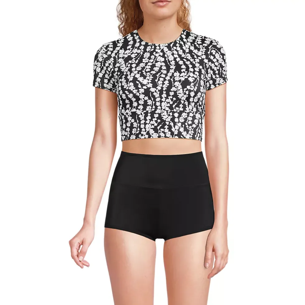 Women's Tugless Cap Sleeve Midkini Top