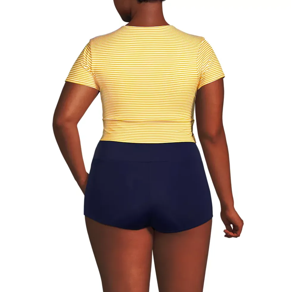 Women's Tugless Cap Sleeve Midkini Top