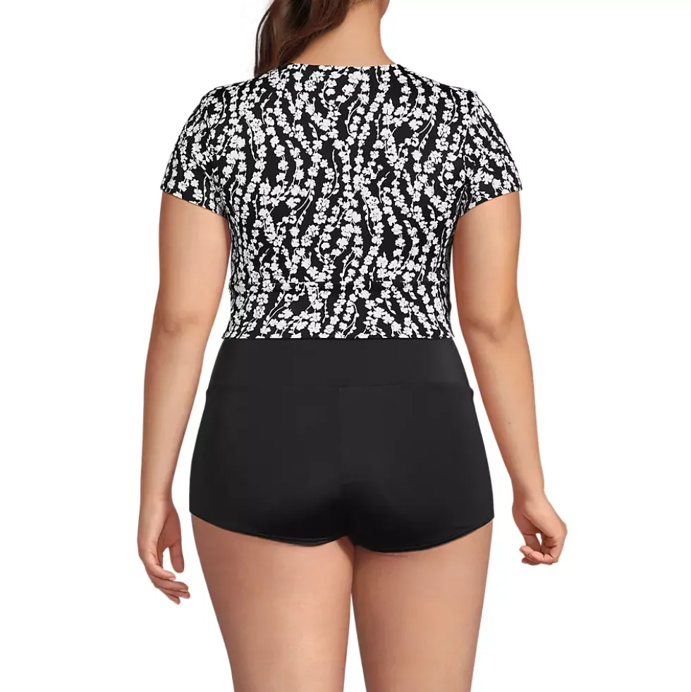 Women's Tugless Cap Sleeve Midkini Top