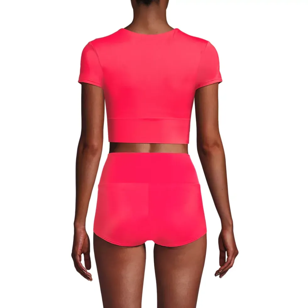 Women's Tugless Cap Sleeve Midkini Top