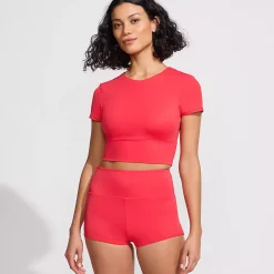 Women's Tugless Cap Sleeve Midkini Top