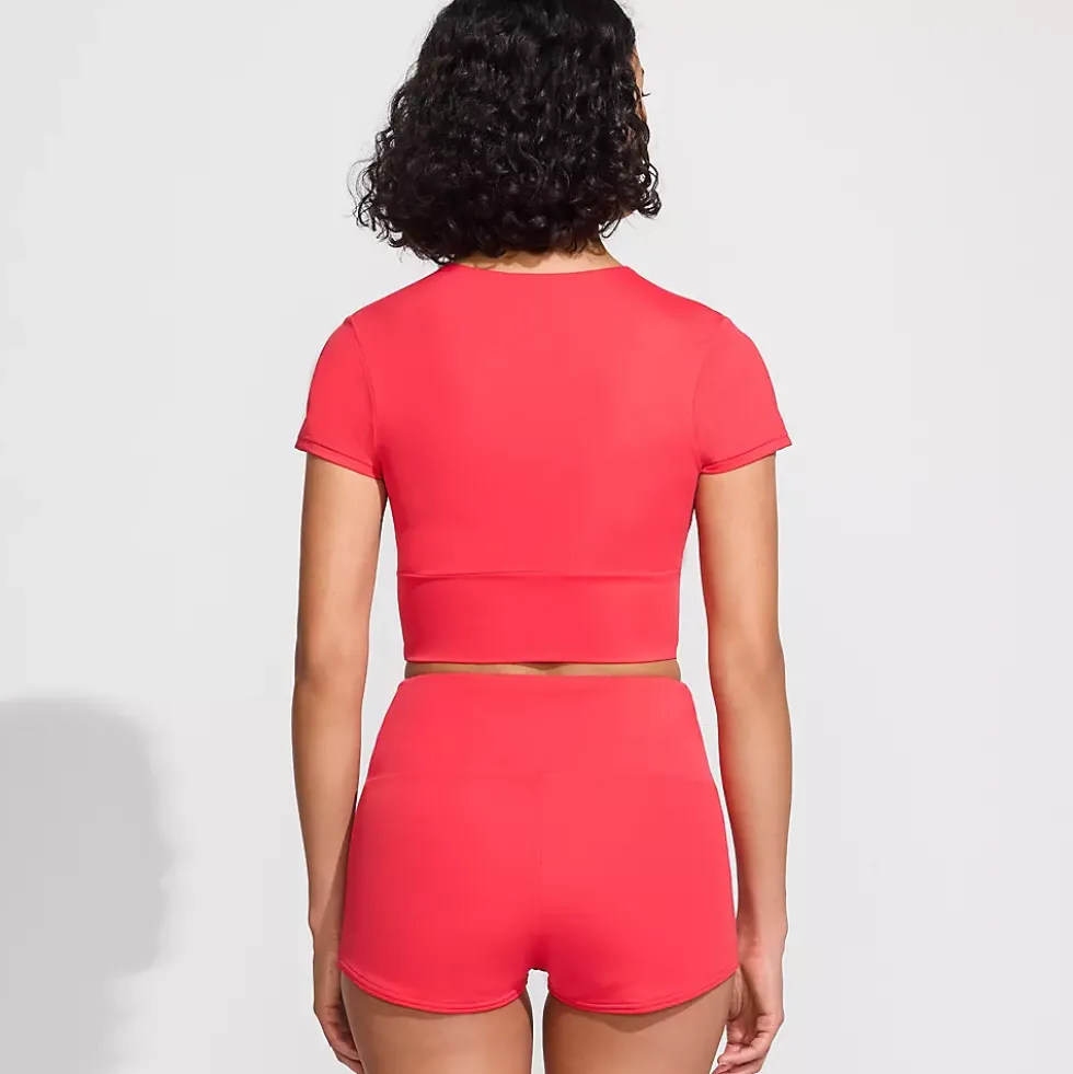 Women's Tugless Cap Sleeve Midkini Top