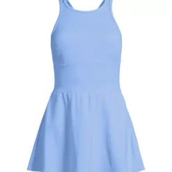 Women's Tugless High Neck Swim Dress Swimsuit