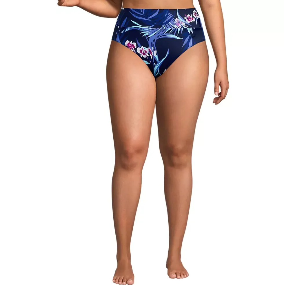 Women's Tugless High Waisted Bikini Bottoms