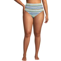 Women's Tugless High Waisted Bikini Bottoms