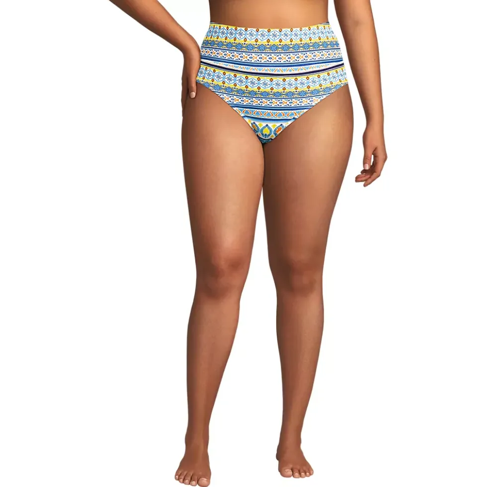 Women's Tugless High Waisted Bikini Bottoms